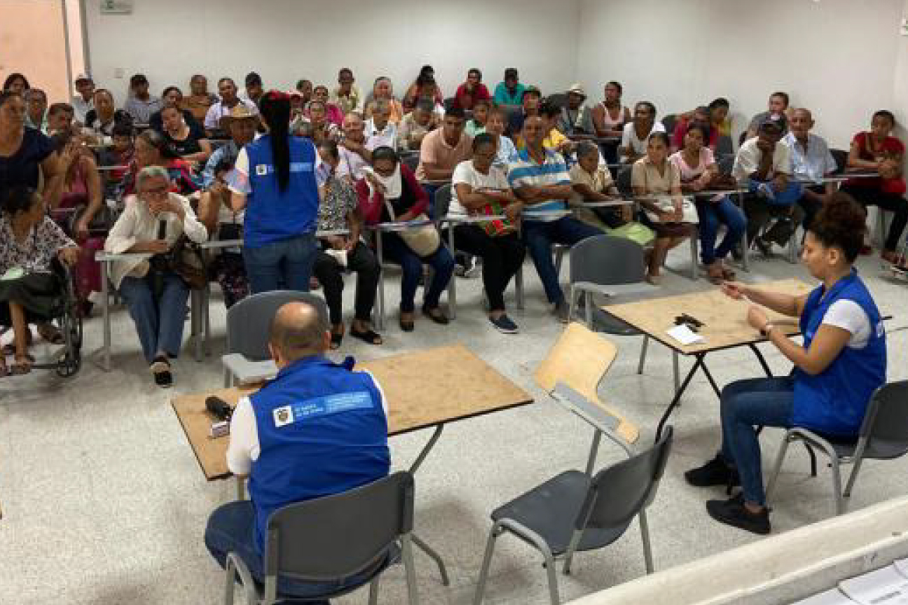 Recolección de información para la caracterización de 91.594 familias víctimas en Colombia
